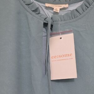 Ee:some Light Blue Blouse